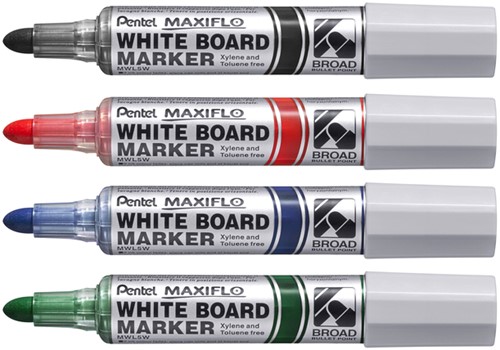 Whiteboardmarker Pentel MWL5M 3mm groen 1 Stuk-3