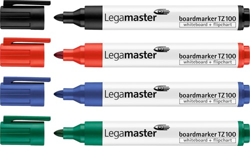 Whiteboardmarker Legamaster TZ100 2mm 4st ass 4 Stuk-2