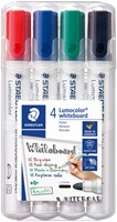 Whiteboardmarker Staedtler Lumo 351 4st ass 4 Stuk