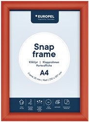 Kliklijst Europel A4 25mm rood 1 Stuk