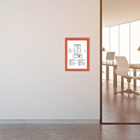 Kliklijst Europel A4 25mm rood 1 Stuk-3