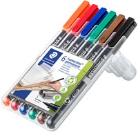 Viltstift Staedtler OHP Lumo SF 313 perm wp6 6 Stuk-2