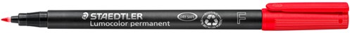 Viltstift Staedtler OHP Lumo F 318 perm rood 1 Stuk
