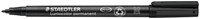 Viltstift Staedtler Lumocolor 317 permanent M zwart
