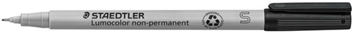 Viltstift Staedtler OHP Lumo SF 311 non perm zwart 1 Stuk
