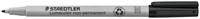 Viltstift Staedtler Lumocolor 315 non permanent M zwart-2