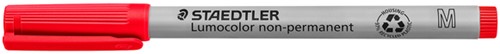 Viltstift Staedtler OHP Lumo M 315 non perm rood 1 Stuk-2