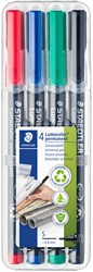 Viltstift Staedtler OHP Lumo SF 313 perm wp4 4 Stuk