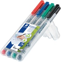 Viltstift Staedtler Lumocolor 315 non permanent M assorti 4 stuks-2
