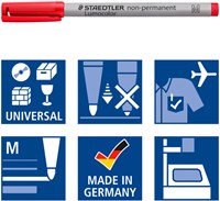 Viltstift Staedtler OHP Lumo M 315 non perm wp4 4 Stuk-1