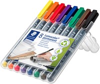 Viltstift Staedtler OHP Lumo F 318 perm wp8 8 Stuk-2