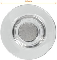 Glasbordmagneet Nobo extra sterk 32mm 10 Stuk-3