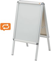 Stoepbord Nobo Essence A2 47,5x89cm met kliklijst-3