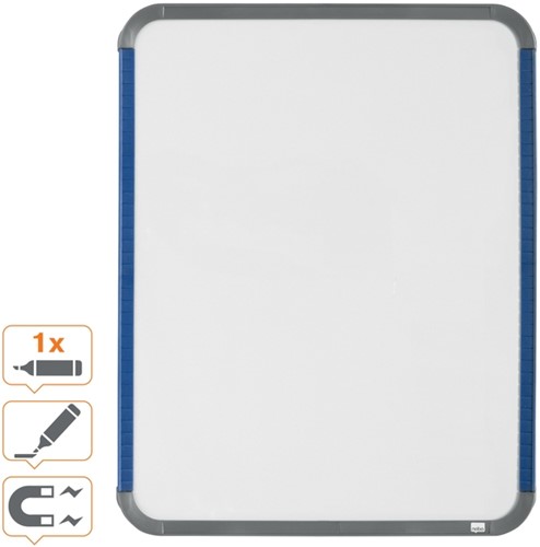 Whiteboard Nobo Slim Line 28x36cm wit 1 Stuk-3