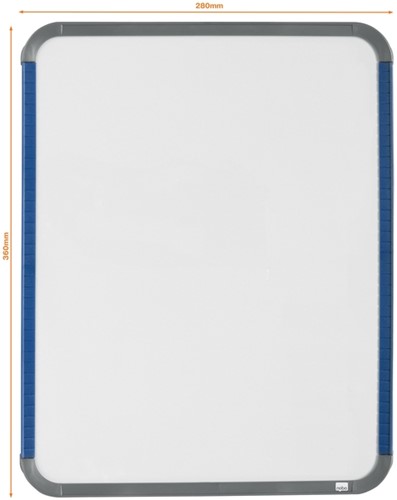 Whiteboard Nobo Slim Line 28x36cm wit 1 Stuk-2