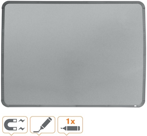 Whiteboard Nobo Slim Line 43x58cm zilver 1 Stuk-4