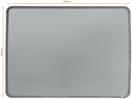 Whiteboard Nobo Slim Line 43x58cm zilver 1 Stuk-2