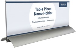 Tafelnaambord Europel 105x297mm acryl aluminium 1 Stuk