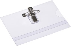 Badge Europel met clip + speld 90x60mm 1 Stuk