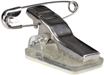 Clip met speld Europel zelfklevend tbv badges 1 Stuk-2