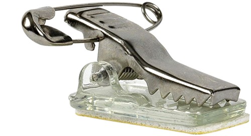 Clip met speld Europel zelfklevend tbv badges 1 Stuk-3