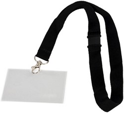 Badge pashouder Europel met koord 90x60mm 1 Stuk