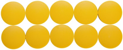Magneet MAUL Solid 38mm 2500gr geel 10 Stuk