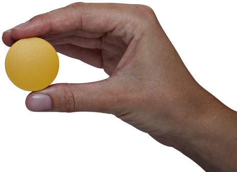 Magneet MAUL Solid 38mm 2500gr geel 10 Stuk-1