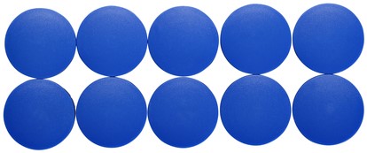 Magneet MAUL Solid 38mm 2500gr blauw 10 Stuk