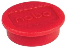 Magneet Nobo 38mm rood 4 stuks 4 Stuk-1