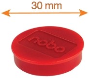 Magneet Nobo 30mm rood 4 stuks-2