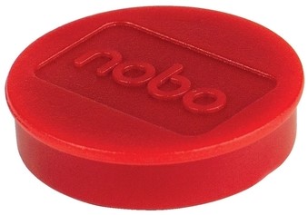 Magneet Nobo 30mm rood 4 stuks 4 Stuk-2