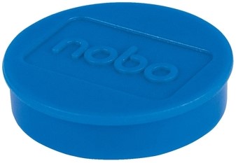 Magneet Nobo 30mm blauw 4 stuks 4 Stuk-1