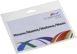 Badge pashouder Europel gesloten 90x60mm 1 Stuk