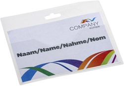 Badge pashouder Europel open 90x60mm 1 Stuk