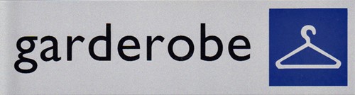 Infobord Posta pictogram garderobe 1 Stuk