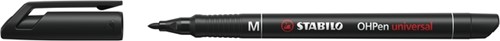 Viltstift STABILO OHP 843/46 rond M zwart 1 Stuk