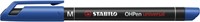 Viltstift STABILO OHpen 843/41 permanent rond medium blauw-5