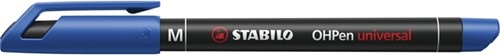 Viltstift STABILO OHpen 843/41 permanent rond medium blauw-5