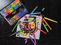 Viltstift STABILO Cappi 168/12 Arty M 12st assorti 12 Stuk-3