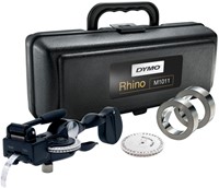Lettertang Dymo Rhino M1011 embossing zwart koffer 1 Stuk-2