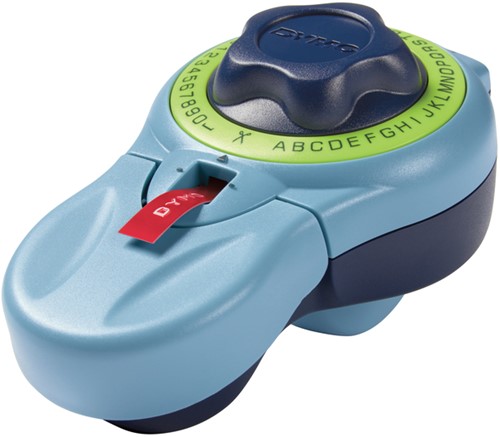 Lettertang Dymo Junior embossing blauw 1 Stuk