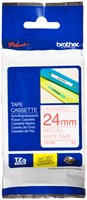 Labeltape Brother Ptouch TZe252 24mm wit 1 Stuk