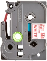 Labeltape Brother Ptouch TZe252 24mm wit 1 Stuk-2