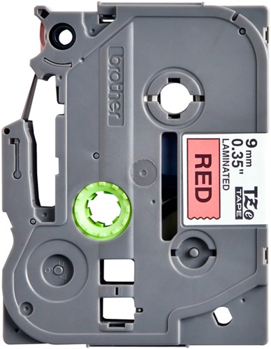 Labeltape Brother Ptouch TZe421 9mm rood 1 Stuk-2