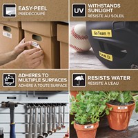 Labeltape Dymo LabelManager D1 polyester 12mm trns 1 Stuk-2