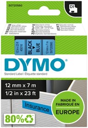 Labeltape Dymo LabelManager D1 polyester 12mm bl 1 Stuk