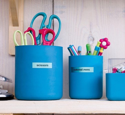 Labeltape Dymo LabelManager D1 polyester 12mm bl 1 Stuk-4