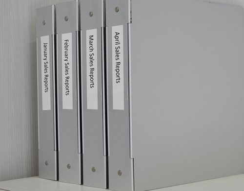 Labeltape Dymo LabelManager D1 polyester 24mm wit 1 Stuk-6