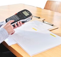 Labeltape Dymo LabelManager D1 polyester 19mm geel 1 Stuk-5